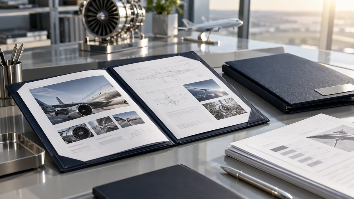 Illustrative aerospace project portfolio and programme documentation