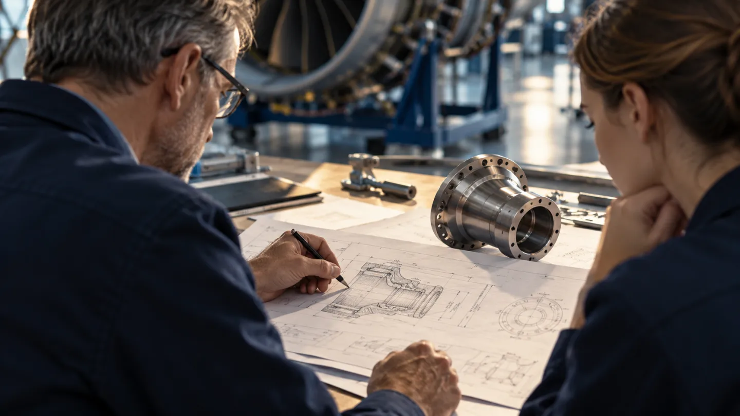 Illustrative aerospace scene: Meaningful professional participation.
