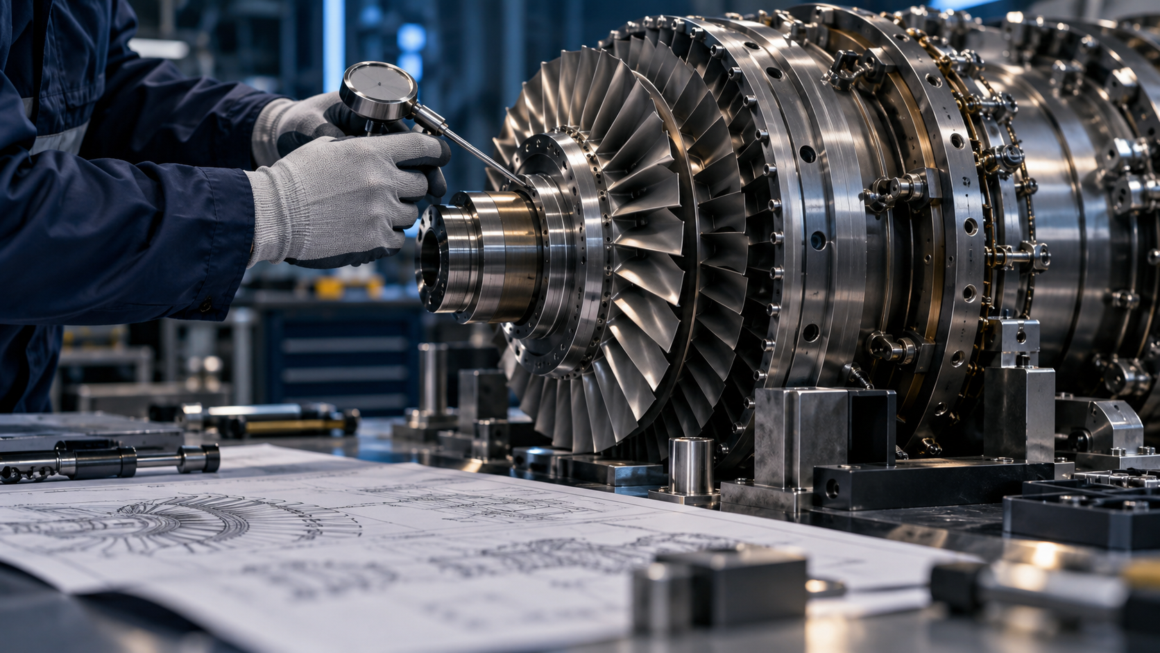 Illustrative inspection of a precision aerospace component